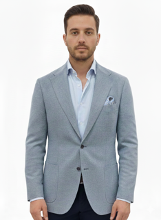 کت تک یقه انگلیسی دو دکمه اسلیم آقای خاص