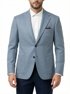 کت تک یقه انگلیسی دو دکمه اسلیم آقای خاص